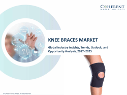 Knee Braces Market - Industry Analysis, Size, Share, Growth, Trends and Forecast to 2025
