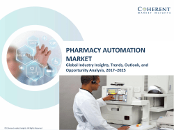 Pharmacy Automation Market - Industry Analysis, Size, Share, Growth, Trends and Forecast to 2025