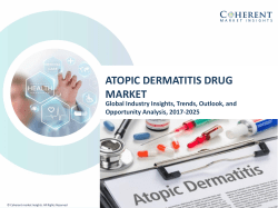 Atopic Dermatitis Drug Market - Industry Analysis, Size, Share, Growth, Trends and Forecast to 2025