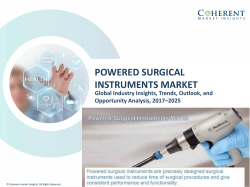Powered Surgical Instruments MarketPowered Surgical Instruments Market - Industry Analysis, Size, Share, Growth, Trends and Forecast to 2025