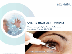 Uveitis Treatment MarketUveitis Treatment Market By Indication, Cause, Condition, and Drug - Opportunity Analysis, 2025