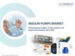 Insulin Pumps Market by product type, and end-user - Global Industry Insights, Size, Share, Trends, 2025