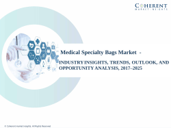 Medical Specialty Bags Market 
