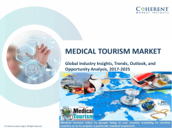 Medical Tourism Market by treatment type, Geography - Industry Insights, Trends, Outlook, 2025