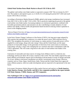 Global Wind Turbine Rotor Blade Market