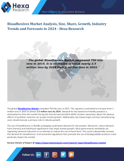 Bioadhesives Market size