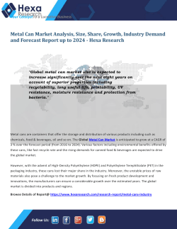 Metal Can Market Analysis