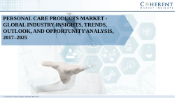 Personal Care Products Market - Global Industry Insights, Trends, Outlook, and Opportunity Analysis, 2017–2025