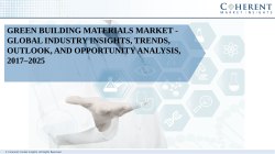 Green Building Materials Market - Global Industry Insights, Trends, Outlook, and Opportunity Analysis, 2017–2025