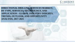 Directional Drilling Services Market, By Type, Services, Technology, and Application - Global Industry Insights, Trends, Outlook, and Opportunity Analysis, 2017-2025