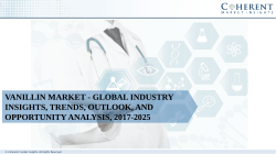 Vanillin Market - Global Industry Insights, Trends, Outlook, and Opportunity Analysis, 2017-2025