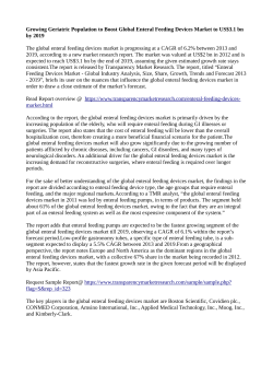 Enteral Feeding Devices Market 