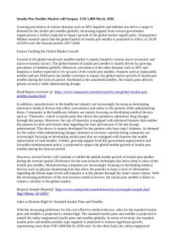 Insulin Pen Needles Market