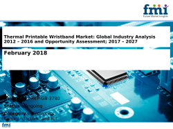 Thermal Printable Wristband Market