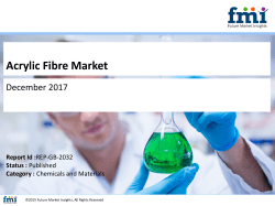 Acrylic fibre Market to Value US$ 6,197.82 Mn by 2026