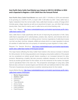 Asia Pacific Dairy Cattle Feed Market