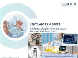 Ventilators Market - Global Industry Insights, Trends, Outlook, and Opportunity Analysis, 2017–2025