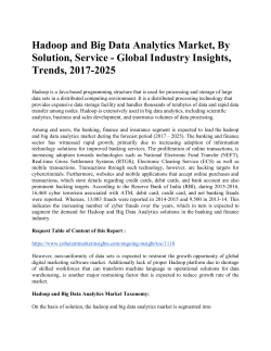 Hadoop and Big Data Market