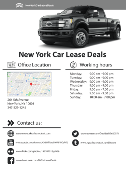 New York Car Lease Deals