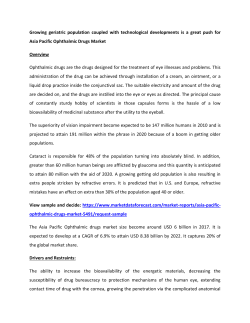 Asia Pacific Ophthalmic Drugs Market