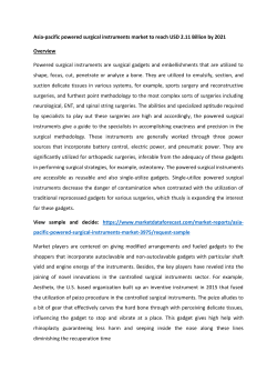 Asia-pacific Powered Surgical Instruments Market