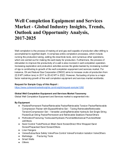 Well Completion Equipment and Services Market
