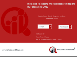 Insulated Packaging Market Research Report - Global Forecast to 2022