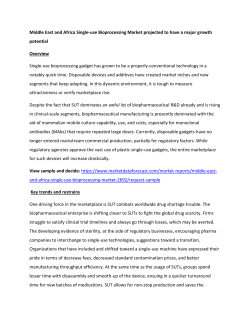 Middle-East And Africa Single-use Bioprocessing Market