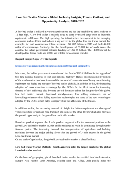 Low Bed Trailer 