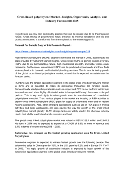 Cross-linked polyethylene