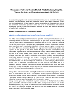 Unsaturated Polyester Resins