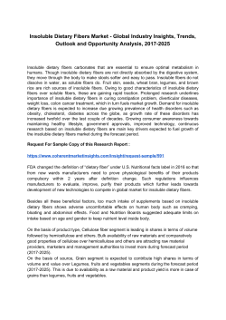 Insoluble Dietary Fibers