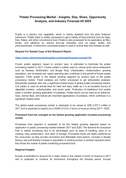 Potato Processing