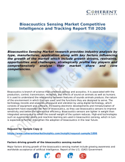 Bioacoustics Sensing Market Competitive Intelligence and Tracking Report Till 2026