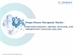 Pompe Disease Therapeutic Market