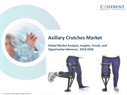 Axillary Crutches Market - Latest Advancements & Market Outlook 2018 to 2026