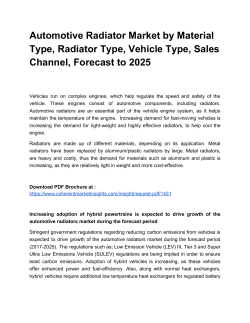 Automotive Radiator Market