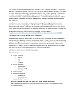 Latin America Scar Treatment Market Size l Global Industry Report 2023