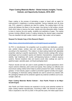 Paper Coating Materials