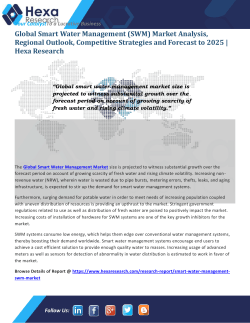 Global Smart Water Management (SWM) Market 