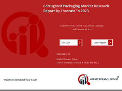 Global Corrugated Packaging Market Research Report -Forecast to 2023
