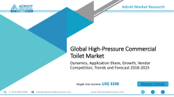 Global High-Pressure Commercial Toilet Market to enhance the demand coherence 2018-2025