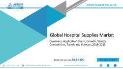 Global Hospital Supplies Market Size, Trends, Growth Opportunity and Forecast to 2025