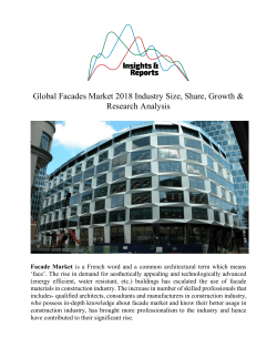 Global Facades Market 2018 Industry Size, Share, Growth & Research Analysis