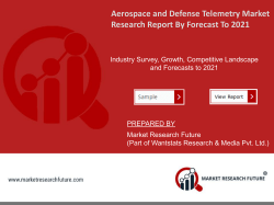 Aerospace and Defense Telemetry Market Research Report - Global Forecast to 2021