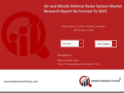 Air and Missile Defense Radar System Market Research Report &ndash;Forecast to 2023