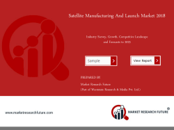 Satellite Manufacturing And Launch Market Research Report- Global Forecast to 2023
