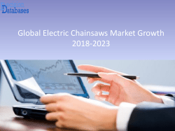 Global Electric Chainsaws Market Growth 2018-2023