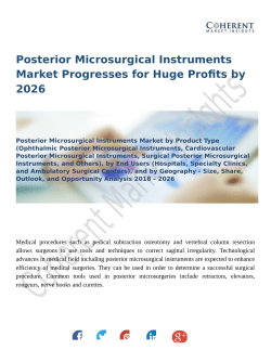 Posterior Microsurgical Instruments Market Progresses for Huge Profits by 2026