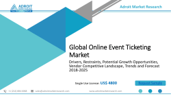 Online Event Ticketing Market – Size, Share, Growth, Trends, and Forecast 2018 to 2025